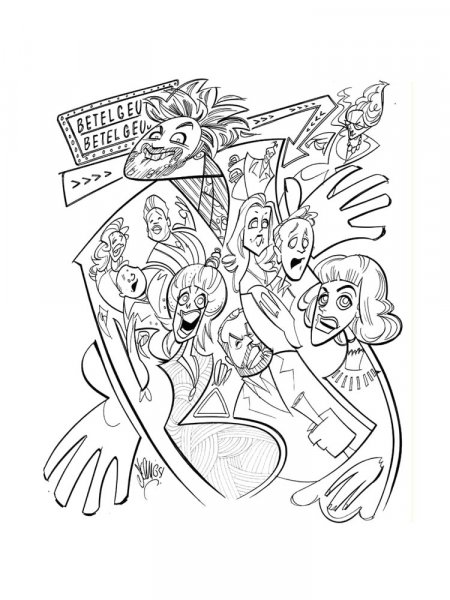 Beetlejuice coloring pages