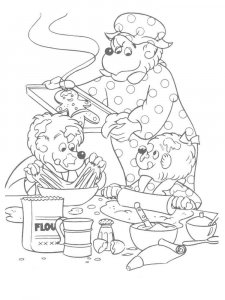 Berenstain Bears coloring page 10 - Free printable
