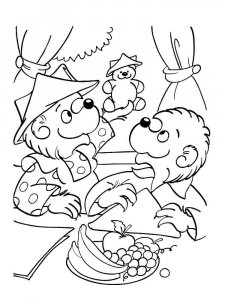 Berenstain Bears coloring page 13 - Free printable