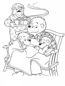 Berenstain Bears coloring page 14 - Free printable