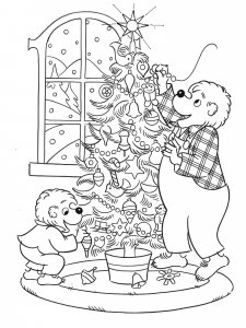 Berenstain Bears coloring page 15 - Free printable