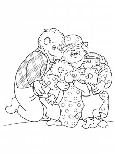 Berenstain Bears coloring page 17 - Free printable