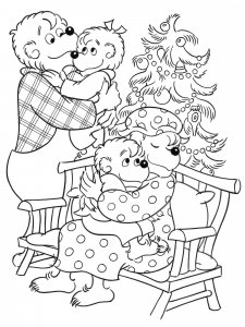 Berenstain Bears coloring page 20 - Free printable
