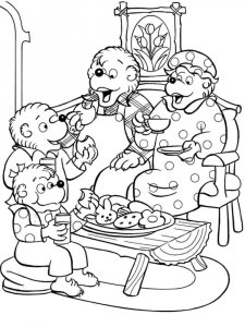 Berenstain Bears coloring page 21 - Free printable