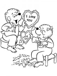 Berenstain Bears coloring page 22 - Free printable