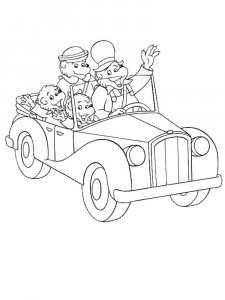 Berenstain Bears coloring page 24 - Free printable