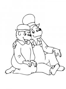 Berenstain Bears coloring page 27 - Free printable