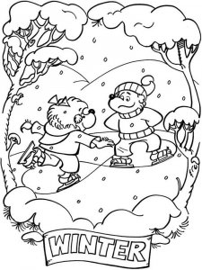 Berenstain Bears coloring page 4 - Free printable