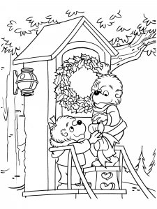 Berenstain Bears coloring page 5 - Free printable