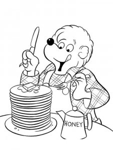 Berenstain Bears coloring page 7 - Free printable