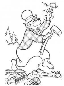 Berenstain Bears coloring page 9 - Free printable