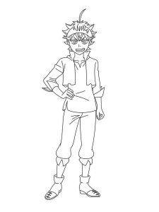 Black Clover coloring page 11 - Free printable