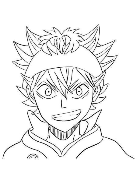 Black Clover coloring pages