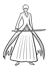 Bleach coloring page 15 - Free printable