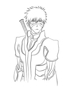 Bleach coloring page 18 - Free printable