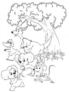 Blinky Bill coloring page 21 - Free printable
