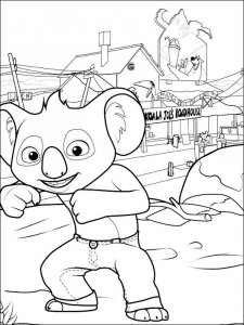 Blinky Bill coloring page 4 - Free printable