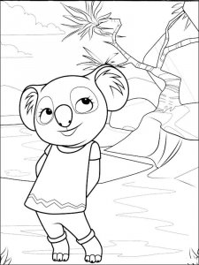 Blinky Bill coloring page 9 - Free printable