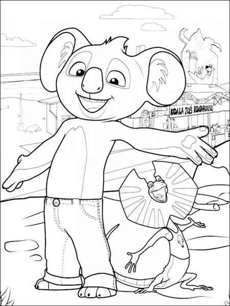 Blinky Bill Coloring Pages