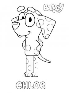Bluey coloring page 1 - Free printable