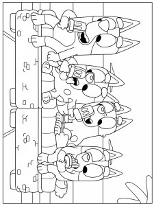 Bluey coloring page 11 - Free printable