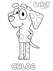Bluey coloring page 12 - Free printable