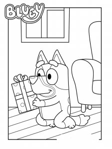Bluey coloring page 14 - Free printable