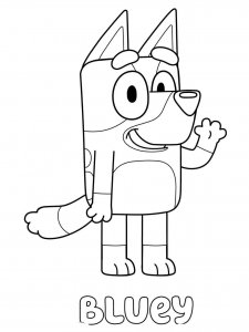 Bluey coloring page 17 - Free printable