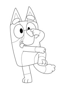Bluey coloring page 18 - Free printable