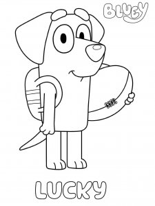 Bluey coloring page 19 - Free printable