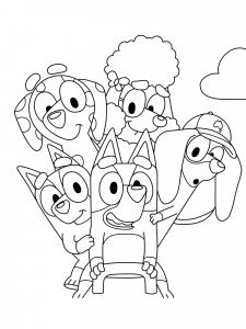 Bluey coloring page 20 - Free printable