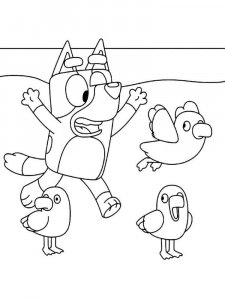 Bluey coloring page 21 - Free printable