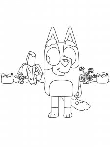 Bluey coloring page 32 - Free printable