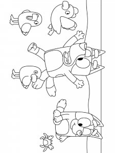 Bluey coloring page 33 - Free printable
