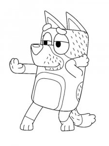 Bluey coloring page 34 - Free printable
