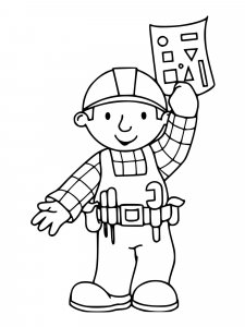 Bob the Builder coloring page 50 - Free printable