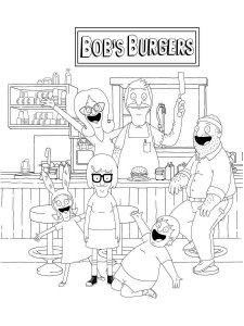 Bob's Burgers coloring page 10 - Free printable