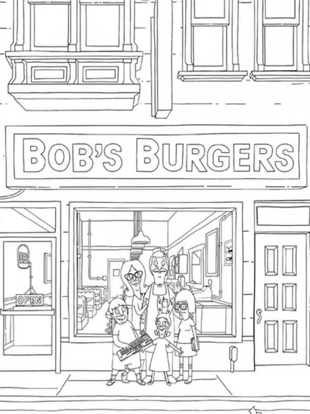 Bob's Burgers coloring pages