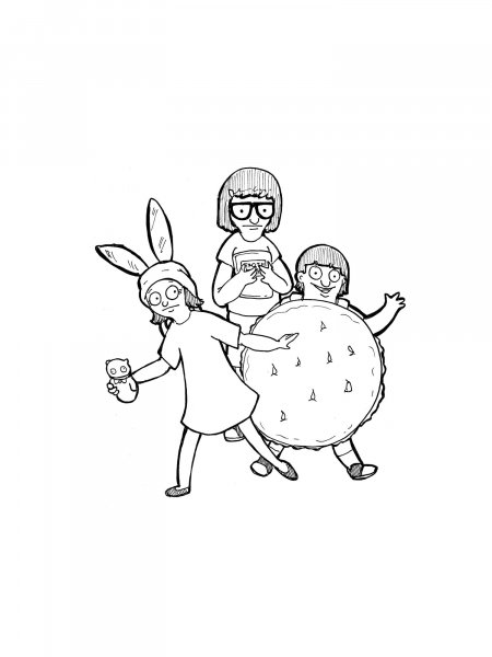 Bob's Burgers coloring pages