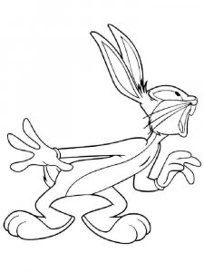 Bugs Bunny coloring page 1 - Free printable