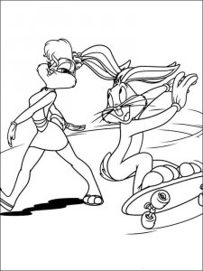 Bugs Bunny coloring page 10 - Free printable