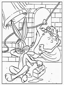 Bugs Bunny coloring page 14 - Free printable