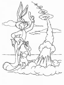 Bugs Bunny coloring page 15 - Free printable
