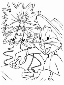 Bugs Bunny coloring page 16 - Free printable