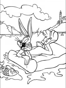 Bugs Bunny coloring page 18 - Free printable