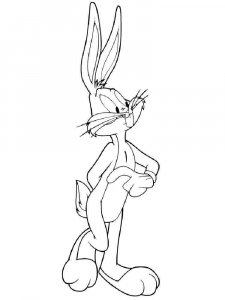 Bugs Bunny coloring page 19 - Free printable