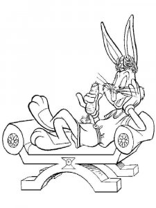 Bugs Bunny coloring page 2 - Free printable
