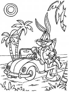 Bugs Bunny coloring page 20 - Free printable