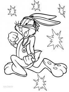 Bugs Bunny coloring page 22 - Free printable