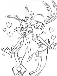 Bugs Bunny coloring page 24 - Free printable